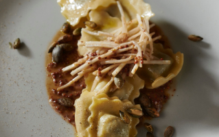 raviolis champignon ail des ours - zoom
