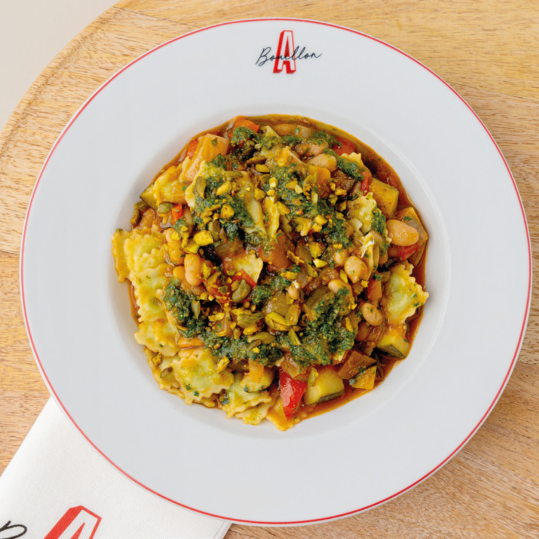 ravioles-du-dauphine-comme-un-pistou-poelee-de-legumes-eclat-de-pistaches-torrefiees