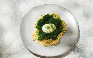 Fettucine epinards parmesan