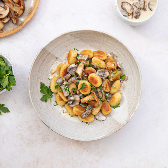 poelee-de-gnocchi-et-champignons-a-la-creme