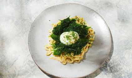 Fettucine epinards parmesan