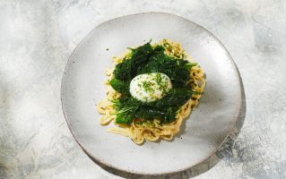 Fettucine epinards parmesan