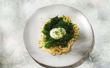 Fettucine epinards parmesan